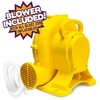 image:imageTriple Play Inflatable Combo Bounce House  Massive 16x14  Blower  Premium Quality  7 Players  Double Slides